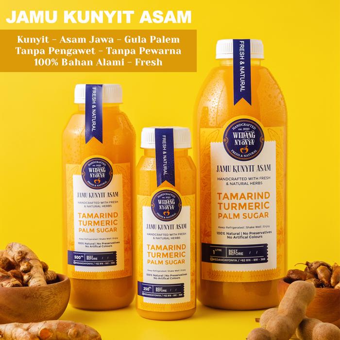 Jamu Kunyit Asam - Wedang Nyonya - 1000 ml