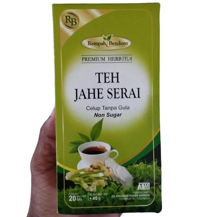 Teh Jahe Serai Rempah Bendoro Celup Tisane 20/Pak