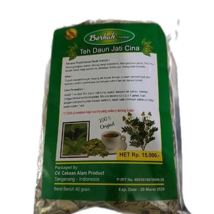 teh daun jati cina aur berkah herbal