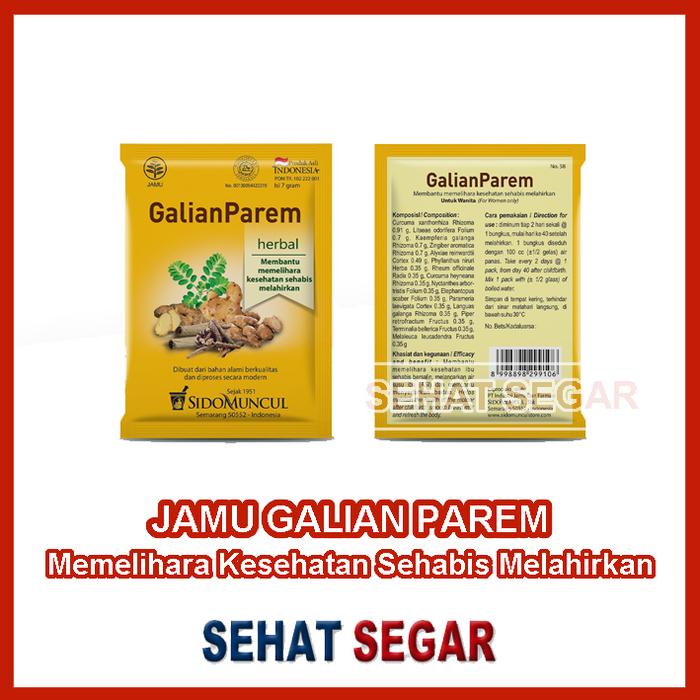 Booster ASI - Sido Muncul Jamu Galian Parem - Melancarkan ASI - isi 10