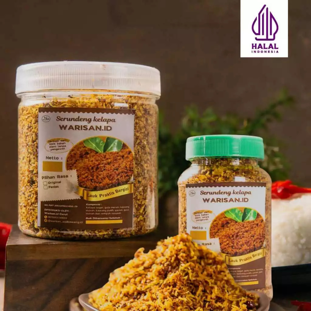 Serundeng Kelapa Gurih Manis Halal Tanpa Pengawet / Srundeng Kelapa Enak Gurih Renyah /Lauk Instan /Bumbu Tabur